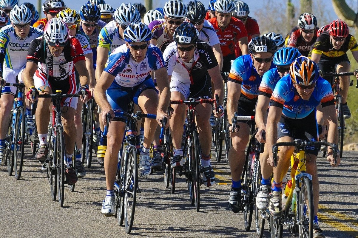 Body stress from the repetitive movements of bicycle racing are eased by a sports massage session.